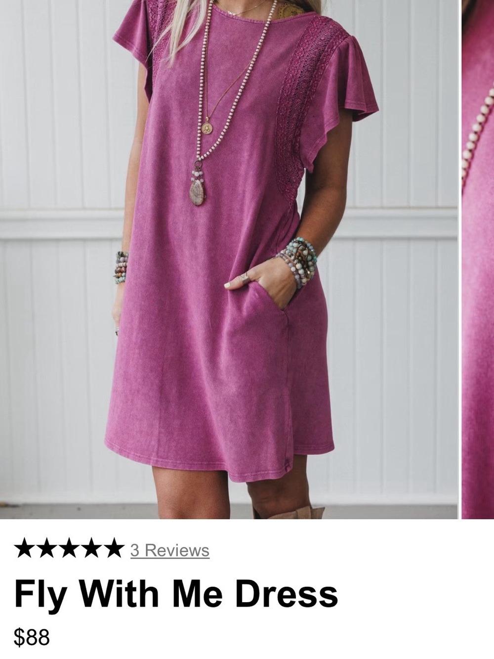 TBN purple dress